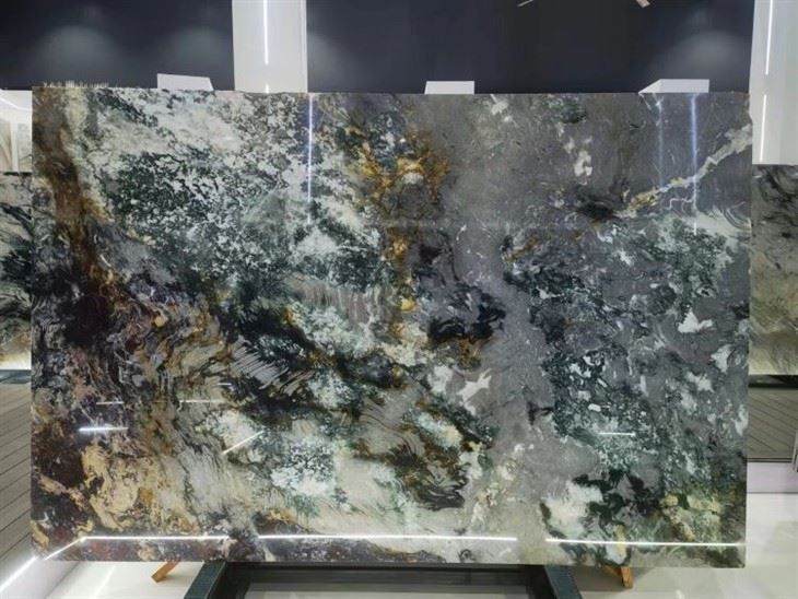 Green Valley Orchid Quartzite Wall Decor